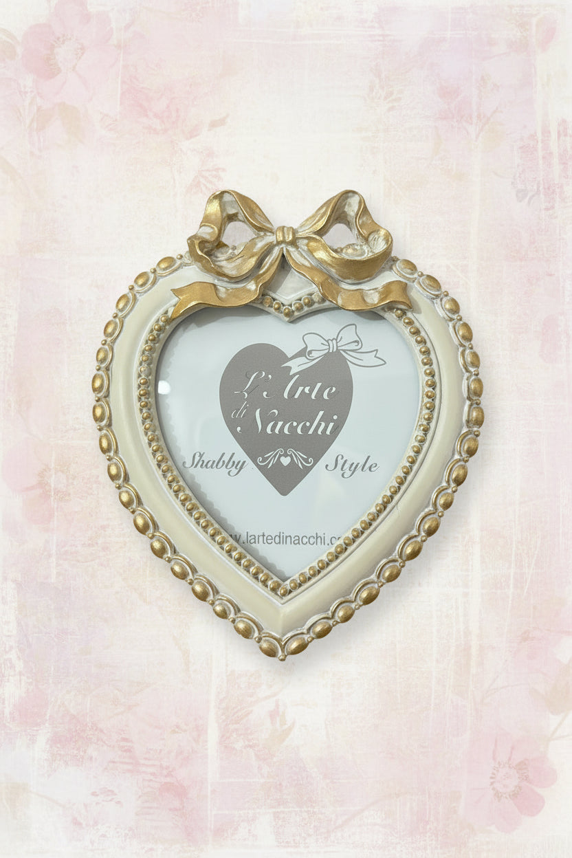 Cornice cuore shabby